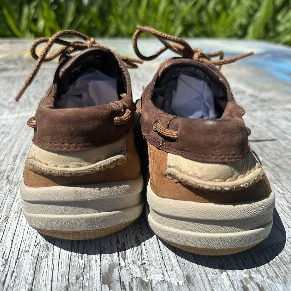 Sperry Top-Sider Men’s 9 Shoes Gamefish 3-Eye Brown Leather Son-R Boat - BP - Picture 5 of 13